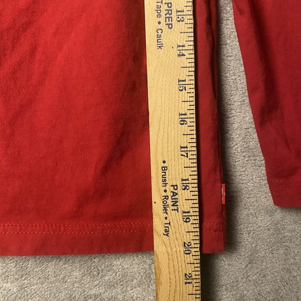 Levi's Kids 7/8 Long Sleeve Red Logo T-Shirt